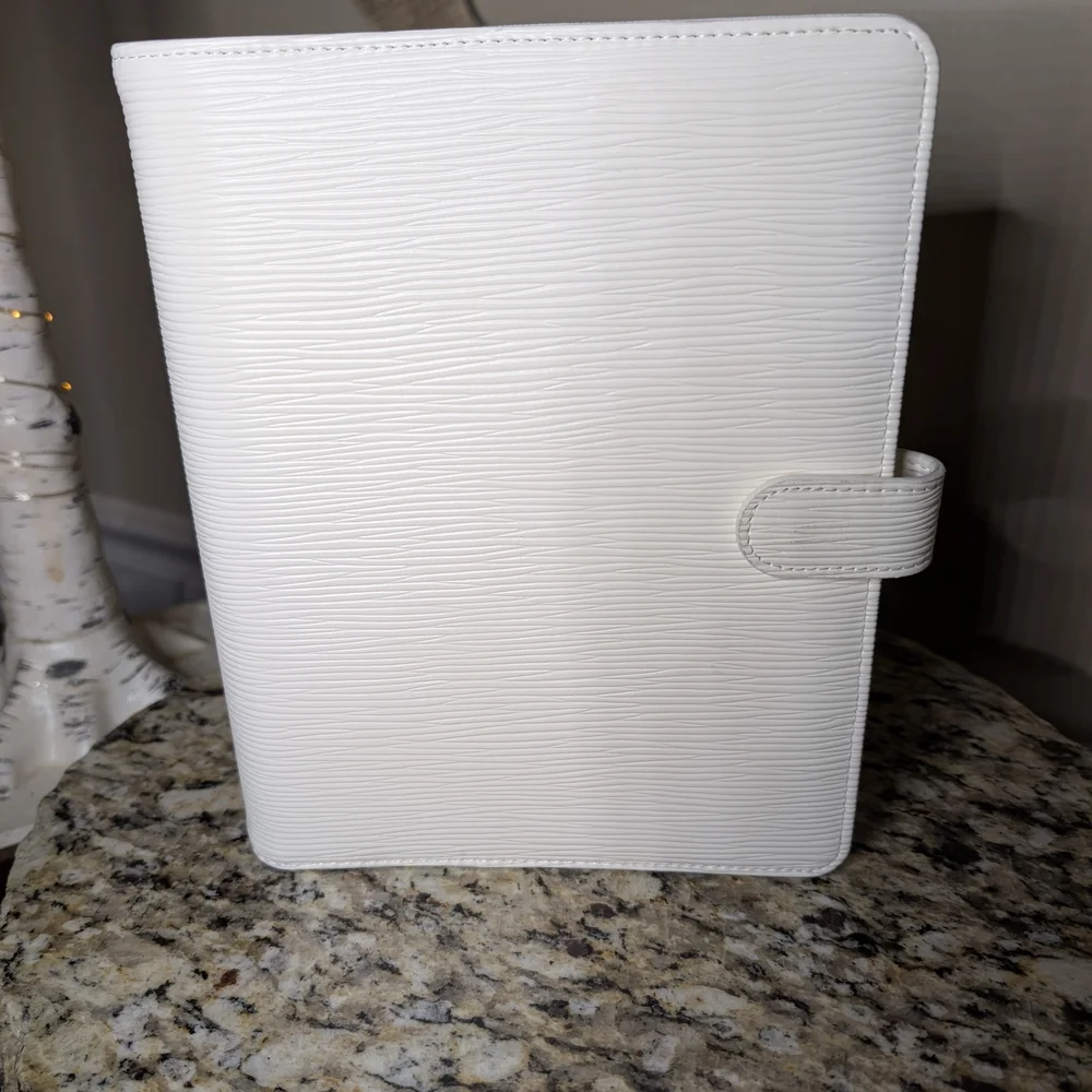 Elegant White Home Office Planner